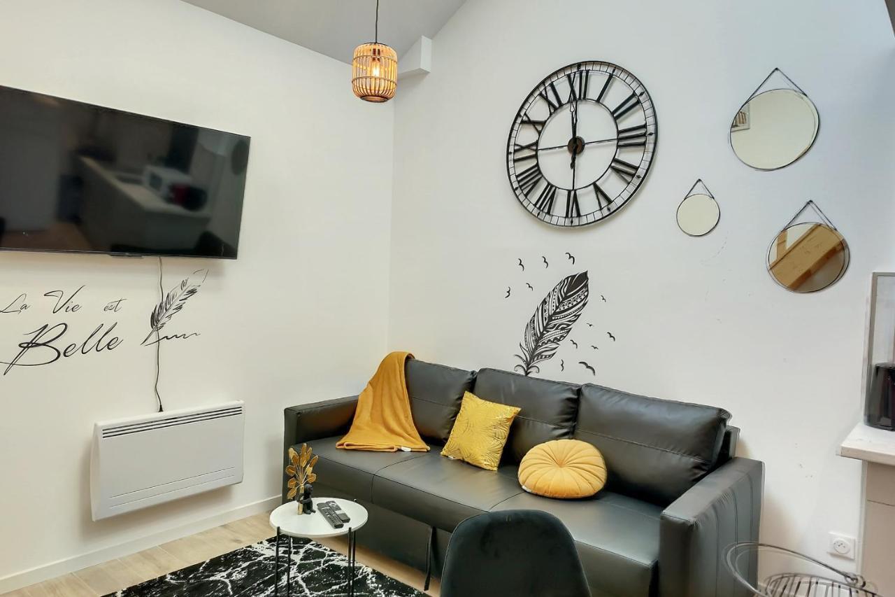 Sublime Appart Renove Duplex Centre Ville 4Pers Wifi سانت كونتان المظهر الخارجي الصورة